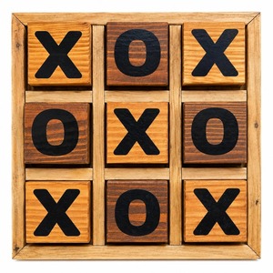 Proveedor de juegos de madera clásicos, fabricante de Tic Tac Toe de madera hecho a mano, juego familiar clásico de estrategia Cruz y Cero - Product Image 6