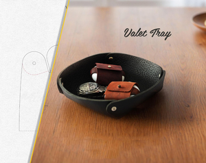 Plateau en cuir véritable tanné à l'huile, résistant à l'eau, organisateur de bureau, logo personnalisé, plateau en cuir de vache véritable GLTY-0103 - Product Image 5