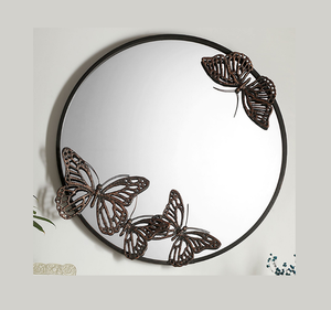 Espejo de Pared con Marco de Hierro de Alta Calidad a Precio Razonable, Diseño Decorativo Elegante para Sala de Estar - Product Image 1