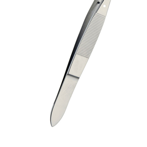 Pinces à tissus Treves 1x2 dents en acier inoxydable, instrument chirurgical certifié Preci HC-CL-187 STML - Product Image 3