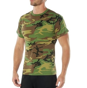T-shirt de chasse respirant camouflage à manches courtes pour homme, séchage rapide, chemise de randonnée et de chasse en plein air, logo personnalisé - Product Image 6