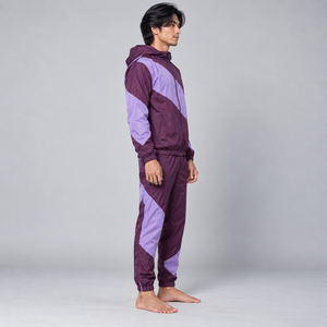 Ensemble de survêtement en nylon pour hommes, personnalisé, léger, pour l'entraînement sportif, deux pièces, vente en gros - Product Image 2