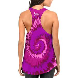 Camiseta sin mangas de verano con logotipo personalizado, cuello sin costuras, transpirable, teñido con lazo, entrenamiento deportivo, Yoga, estampado, tela Sexy de Spandex en talla XS - Product Image 2