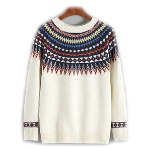 2024 ขายร้อนที่กําหนดเองผู้หญิงขนาดใหญ่ขนสัตว์แคชเมียร์ผู้หญิงเสื้อกันหนาวยาวเสื้อกันหนาวแฟชั่นถักเสื้อกันหนาวระบายอากาศ - Product Image 6