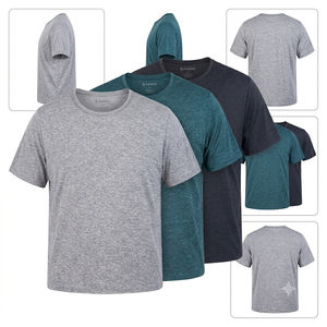เสื้อยืดแขนยาวคอกลมผ้าเจอร์ซีย์คอตตอน 100% ระบายอากาศได้ดี เป็นมิตรกับสิ่งแวดล้อม สำหรับผู้ชายไซส์ใหญ่ สีดำ น้ำหนัก 260 กรัม สไตล์ลำลองแนวสตรีท - Product Image 1