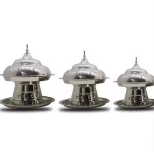 Cacerola de Acero Inoxidable de Lujo con Diseño de Puntos, Olla para Servir Tipo Buffet, Vajilla para Hoteles y Restaurantes - Product Image 3