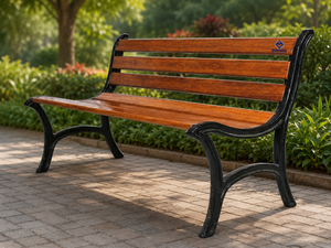 Bancs d'extérieur professionnels 2026 sur mesure, durables, avec chauffage intégré, pour jardins et parcs, structure en fonte, 16 couleurs - Product Image 6
