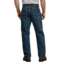 Jeans Rectos Casuales de Negocios para Hombre OEM/ODM, Lavado a la Piedra, Personalizables, de Alta Calidad, Estilo Urbano, Diseño Sólido, Transpirables