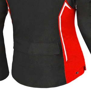Blouson de moto pour femme à manches longues, 5 Sports, noir et rouge, coupe-vent, toutes saisons, vêtements de course - Product Image 6