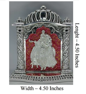 Ídolo de Ganesha hecho a mano en acero inoxidable para el hogar, templo, sala de púja, regalos de boda y decoración religiosa tradicional. - Product Image 4