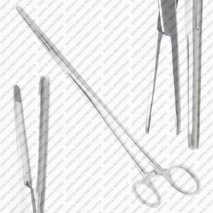 Pinzas Hemostáticas TC Kelly de 10 Pulgadas, Rectas, Pinzas Quirúrgicas Veterinarias, Pinzas Hemostáticas de Acero Inoxidable, Certificación OEM CE - Product Image 3