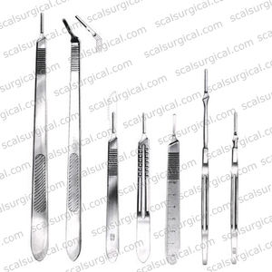 Cuchilla Quirúrgica Dental de Alta Calidad, Mango de Acero Inoxidable 7, Instrumento Quirúrgico Reutilizable, Mango para Cirugía Médica - Product Image 6