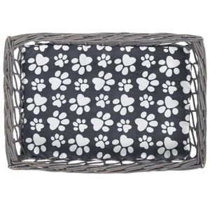 Cuccia per Gatti Leggera e Compatta in Salice Grigio, Arredamento per Animali Domestici - Product Image 4