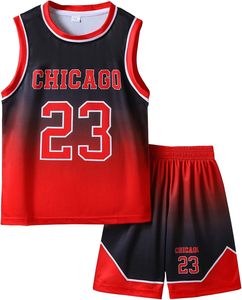 Conjunto de Uniforme de Baloncesto Naranja Personalizado, Cuello en V, Sin Mangas, Impresión por Transferencia de Calor, Malla Transpirable, Unisex para Adolescentes, Absorbe la Humedad - Product Image 5