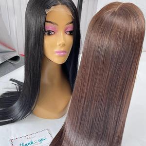 Extensiones de cabello humano 100% sedoso de la mejor calidad al por mayor, peluca recta de hueso, Color teñido, sin enredos, sin desprendimiento, gran stock disponible - Product Image 3