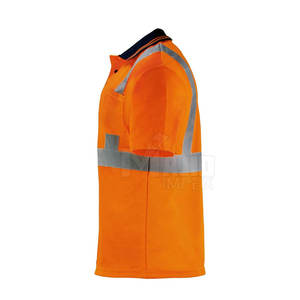 Chemises polo de travail pour hommes, confortables, respirantes, à manches courtes, uniformes pour la construction et l'usine, chemises polo de travail industrielles - Product Image 5
