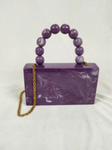 Bolso de mano de noche de Ángel hecho a mano de resina de lujo modelo pintado a mano tamaño personalizado colores arte coleccionable para damas a granel - Product Image 5