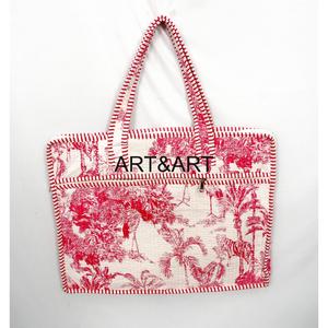 ART&ART Bolsa para portátil con estampado rosa y blanco, acolchada, de gran capacidad, informal, para viaje, con asa y cierre de cremallera - Product Image 1