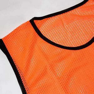 Chalecos de Entrenamiento de Fútbol de Malla Personalizables OEM para Adultos, con Bandas Elásticas, Fabricados, Unisex - Product Image 4