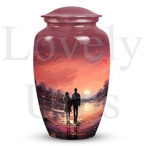 Urnes commémoratives pour couples, grand récipient pour cendres humaines d'adultes, urne funéraire décorative, souvenir, hommage, commémoration - Product Image 2