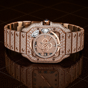 High End Moissanite <b>Diamond</b> <b>Watch</b> Men VVS Stones Full Pave Luxury Bracelet <b>Watch</b> - Product Image 1
