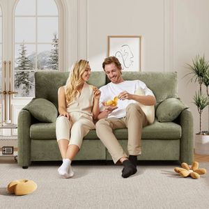 Sofá minimalista de 60 pulgadas de 800LBS, relleno de varios colores para sala de estar y dormitorio - Product Image 6