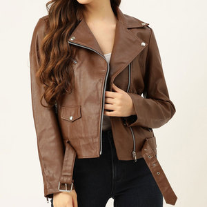 Veste en cuir pour femme taille adulte, vêtements décontractés, fabricant pakistanais, veste en cuir véritable de qualité supérieure - Product Image 1