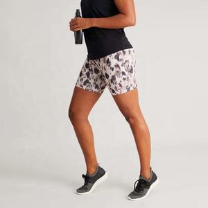 Shorts Deportivos para Mujer, Cintura Media, Transpirables, de Secado Rápido, con Diseño Estampado, para Ciclismo, Fitness, Running, Yoga, Estilo Hip Hop - Product Image 5