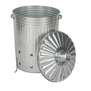 Cubo de basura decorativo de acero, ideal para un almacenamiento elegante en la sala de estar, el dormitorio o la cocina. - Product Image 1