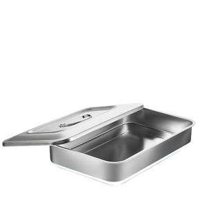 ถาดเครื่องมือผ่าตัดทางทันตกรรมแบบมืออาชีพ กล่อง/ถาดใส่เครื่องมือทันตกรรม ทำจากเหล็ก ได้รับมาตรฐาน CE ใช้งานด้วยมือ ใช้ซ้ำได้ - Product Image 1