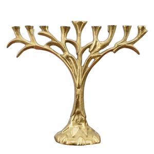 Grand bougeoir en métal aluminium de haute qualité pour la décoration intérieure Meilleure vente en forme d'arbre - Product Image 1