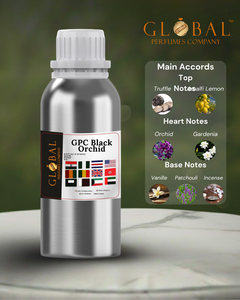 GLOBAL PERFUMES COMPANY Huile de parfum Black Orchid, parfum longue durée, essence de parfum pour hommes et femmes, soins personnels, fabrication de parfums personnalisés - Product Image 1