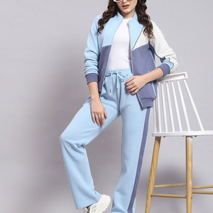 Survêtements à capuche pour femmes avec logo personnalisé, 2 en 1, poids lourd, ensemble 2 pièces, tenue de sport pour femmes - Product Image 5