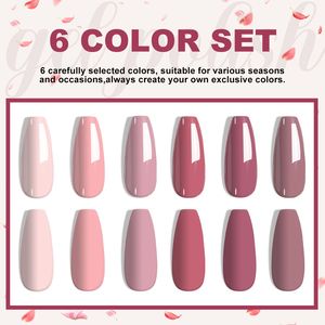LIMEGIRL Set di 6 Smalti Gel UV in Colori Vivaci, Senza HEMA, TMPTA, TPO, per Tutte le Stagioni, Rosso, Blu, Verde, Senza Allergeni - Product Image 2