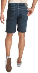 Shorts en jean pour homme, taille mi-haute, coupe droite, délavage moyen, en coton, décontractés, pour l'été, avec poches, en tissu tissé respirant - Product Image 2