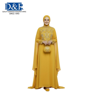 Oferta Especial: Vestido Musulmán Moderno Baju Kurung Malayo OEM para Mujer, Ropa Islámica Tradicional Melayu, Top Ventas, Falda de Manga Larga - Product Image 6
