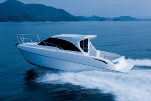Modèle de bateau japonais Ponam V28 (série Ponam) en cèdre peint sur mesure 91,44Lx2,54Wx2,54H cm - Product Image 6