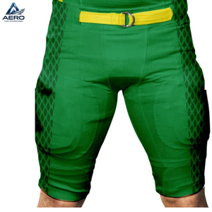 Uniforme de Fútbol Americano Hecho a Mano para Adultos, Color Negro y Verde en Contraste, Buena Calidad, Servicio OEM, Mejor Proveedor, Venta al Por Mayor - Product Image 4