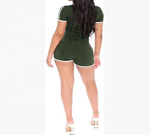 Conjunto de Pijama de Algodón y Spandex para Mujer, Casual, Suave, Transpirable, de Secado Rápido, con Pedrería, Primavera-Verano, Top de Manga Corta, Elástico - Product Image 5