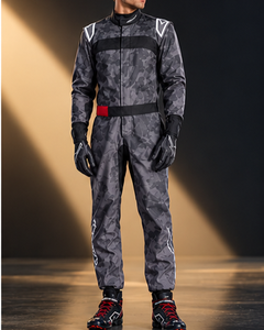 Mono de Carreras para Hombre, Gris Camuflaje, Transpirable, Impermeable, de Secado Rápido, Poliéster, Manga Larga, para Karting y Automovilismo, Todas las Temporadas - Product Image 5