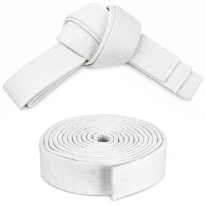 100% Cotton Jiu Jitsu <b>Belt</b> Custom Made Embroidered Judo <b>Belt</b> for Martial Arts Comfortable Durable 180g Breathable Quick Dry - Product Image 1