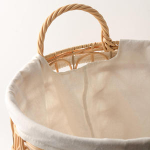 Cesta de Almacenamiento Redonda Multiusos de Ratán Natural a Precio Económico, Moderna y Ecológica, Utilizada para Guardar Ropa y Juguetes - Product Image 3