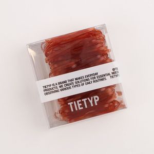 TIETYP <b>Hair</b> Ties Elastic Rubber Bands Solid Color Minimalist Modern Daily Use Women Pack Carton Packaging Made in Korea - Product Image 5