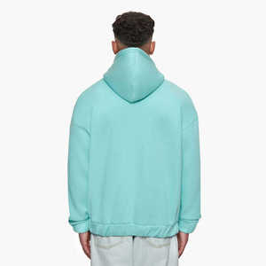 Sweats à capuche zippés personnalisés avec logo brodé ou imprimé pour hommes, style streetwear, poche kangourou, 100% coton, écologiques, respirants, vente en gros 2026 - Product Image 2