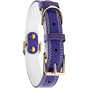 Seamed Stitched PU Leather Collar Available In all Color for <b>Dogs</b> Wear Custom Printing Logo 2 D Type <b>Dogs</b> Collars - Product Image 4