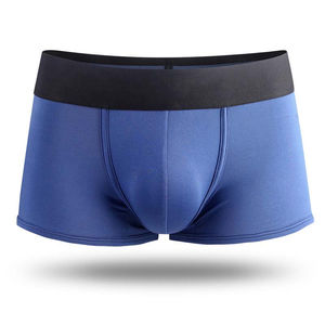 Ropa Interior Clásica de Color Sólido con Logotipo Personalizado para Hombre, Calzoncillos Elásticos de Alta Calidad al por Mayor - Product Image 3