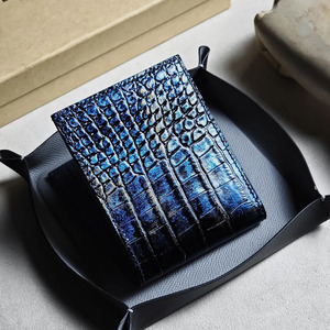 Carteras de cuero para hombre de alta calidad con protección RFID, proveedor al por mayor, accesorios premium personalizados OEM para exportación en venta - Product Image 3