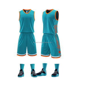 Maillot de basket-ball vêtements d'équipe vêtements de sport d'entraînement uniforme de basket-ball unisexe de haute qualité adultes portent ensemble d'uniforme de basket-ball - Product Image 2