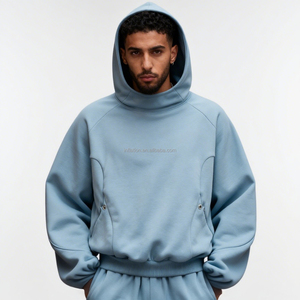 Sudaderas con Capucha de Alta Calidad, Lisas, de Felpa, con Hombros Caídos, para Hombre, de Algodón, Transpirables, con Bolsillos, Diseño de Invierno, Venta al Por Mayor, Impresión Personalizada - Product Image 4