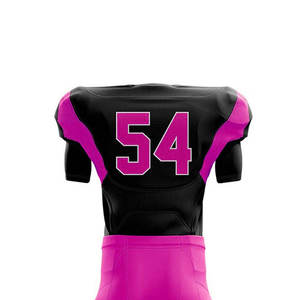 Made In Pakistan Sportswear American Football Uniform Customize Fabric Solid Pattern V-<b>Neck</b> Football Uniform For Online Sale - Product Image 6